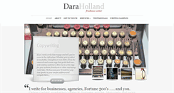 Desktop Screenshot of daraholland.com